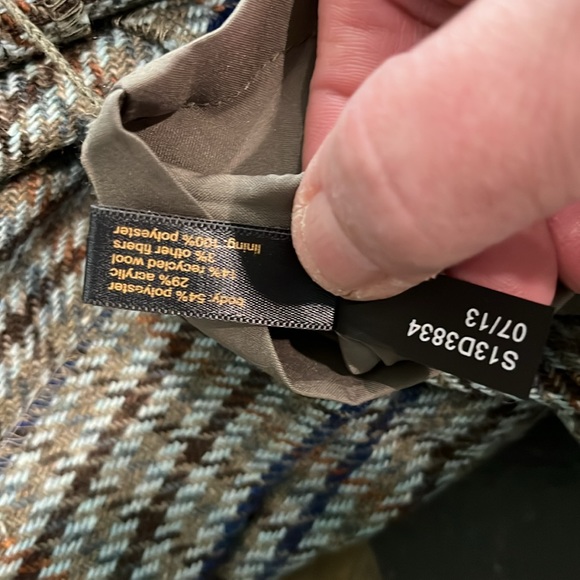 NWT Vintage Outback Red wool mini skirt with liner.  Size 10. - Picture 3 of 7